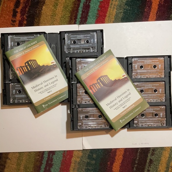 Medieval Heroines in History and Legend 12 audio CASSETTE TAPES. - Picture 2 of 2